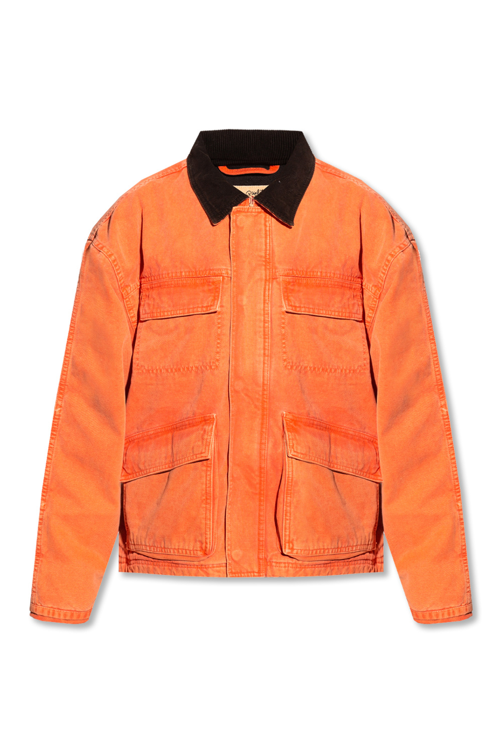 Orange Denim jacket with pockets Stussy - Vitkac GB